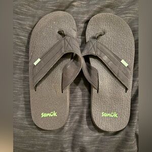 Sanuk Black Casual Footwear